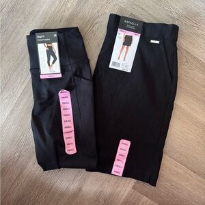 Rafaella Black skort and GapFit Leggings